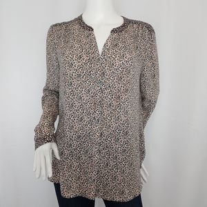 NYDJ Floral Print Blouse